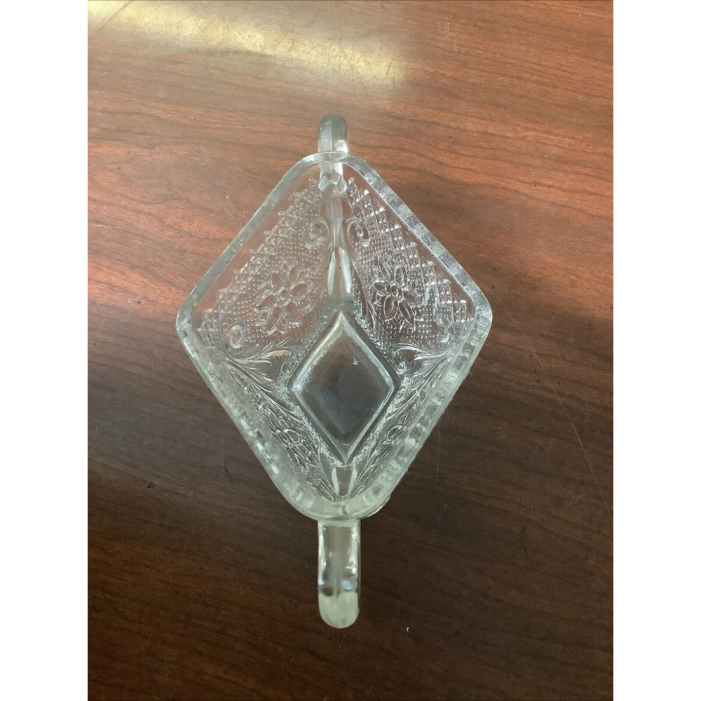 Vintage 1930’s Indiana Glass Sandwich Clear Glass Sugar Bowl - Picture 6 of 7